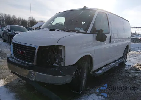 2021 GMC Savana Cargo Rwd 2500 Regular Wheelbase Work Van z USA, uszkodzony, nr VIN 1GTW7AF72M1254793